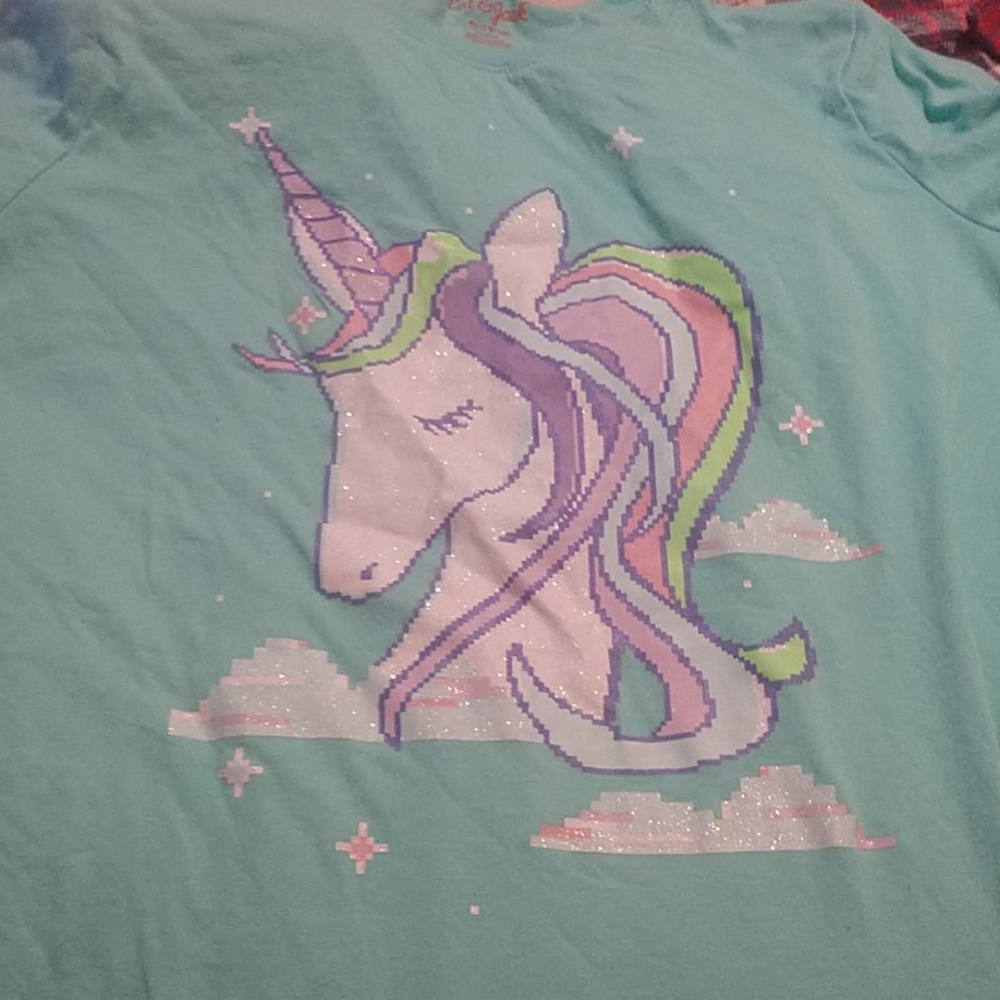 Girls unicorn tee